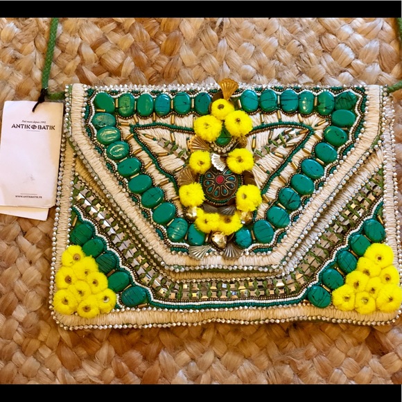 SOLDANTIK BATIK Cuzco Wallet Crossbody Clutch Bag - Picture 2 of 6